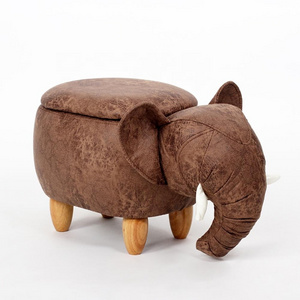 Animal Shoes Shoes Solid Wood Should Be Home Baby Cute Cartoon Sofa Stool Creative Elephant Children Small Bench