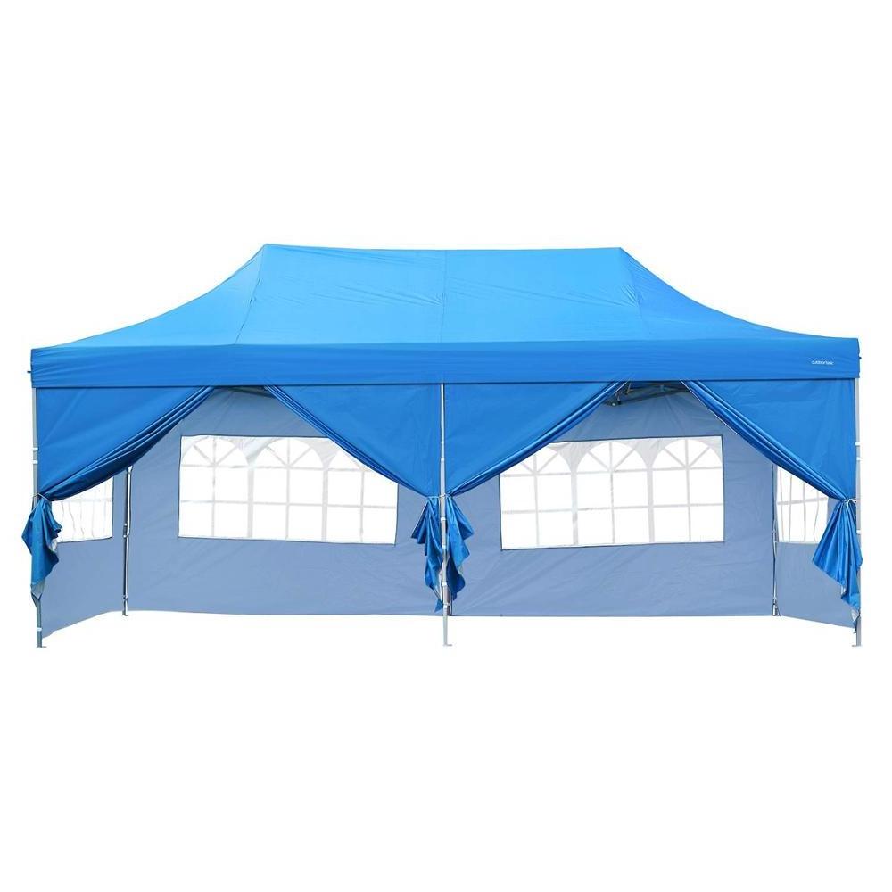 Instant Pop up Canopy Carport,Party Tent Folding Heavy Duty Gazebo with Removable Sidewalls and Wheeled Bag Waterproof