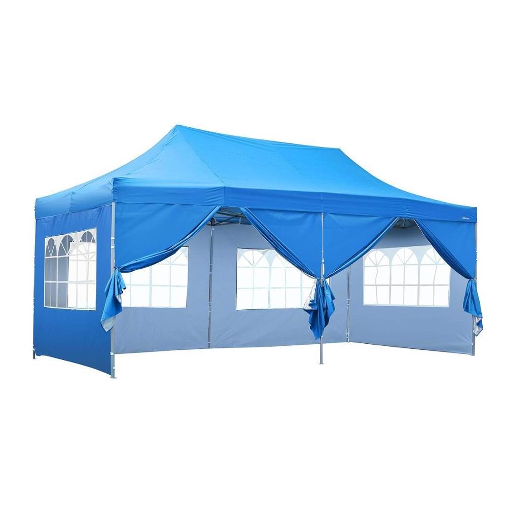 Instant Pop up Canopy Carport,Party Tent Folding Heavy Duty Gazebo with Removable Sidewalls and Wheeled Bag Waterproof