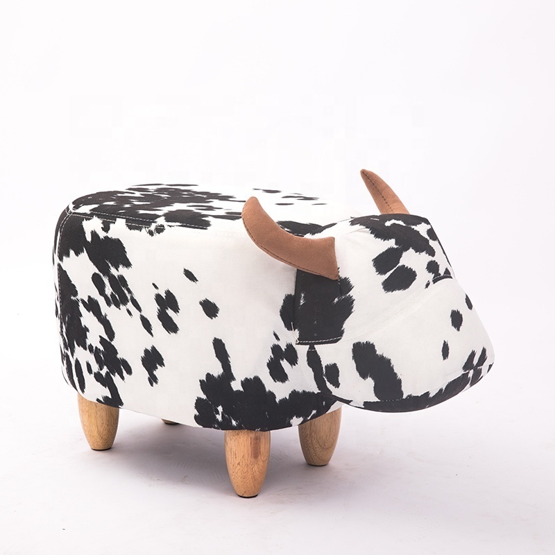 Creative Cute Animal Change Shoes Stools Solid Wood Deer Animal Storage Low Stool Sofa Bench Small Stool Chair For Kids