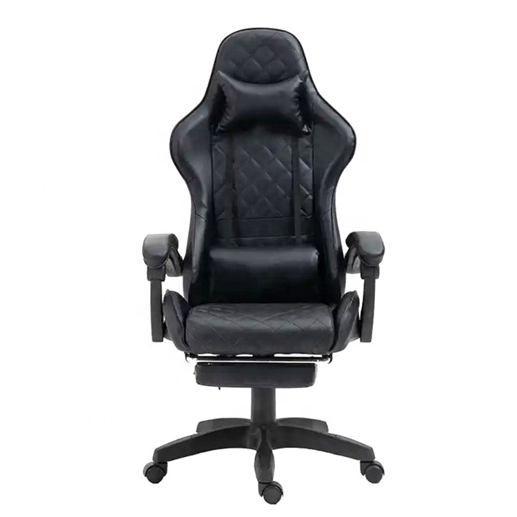 Cheap DDP Price Cool Diamond Sewing Rgb Black Leather Zero Gravity Modern Silla Gamer Office Racing Gaming Chair with Footrest