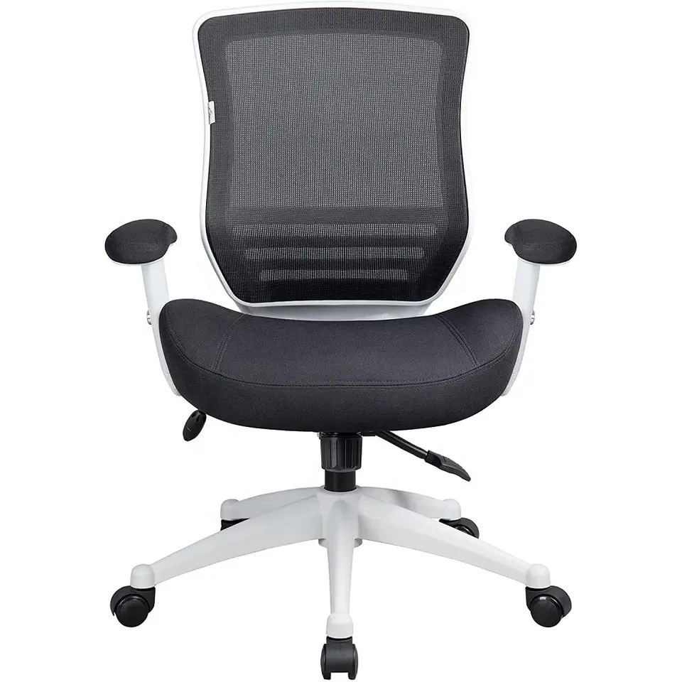 Oem Odm Class 4 Grey Frame Fabric Tilt Locking Rotate Heavy Duty Silla Gerencial Ergonomic Back Office Chairs with PU Wheels