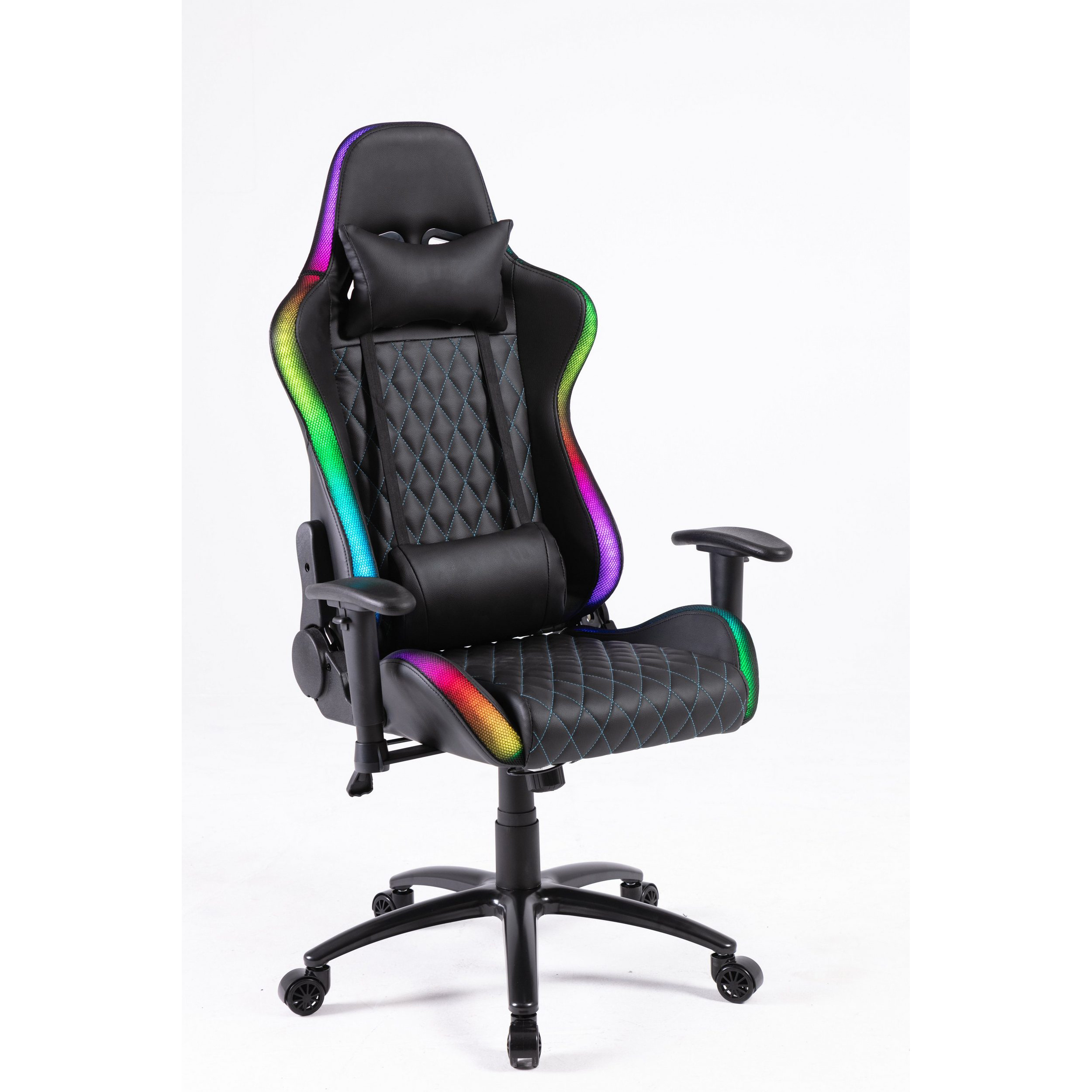 Recliner led rgb executive bluetooth speaker sillas free mens velvet video red office gamer gaming chair for computer pc game