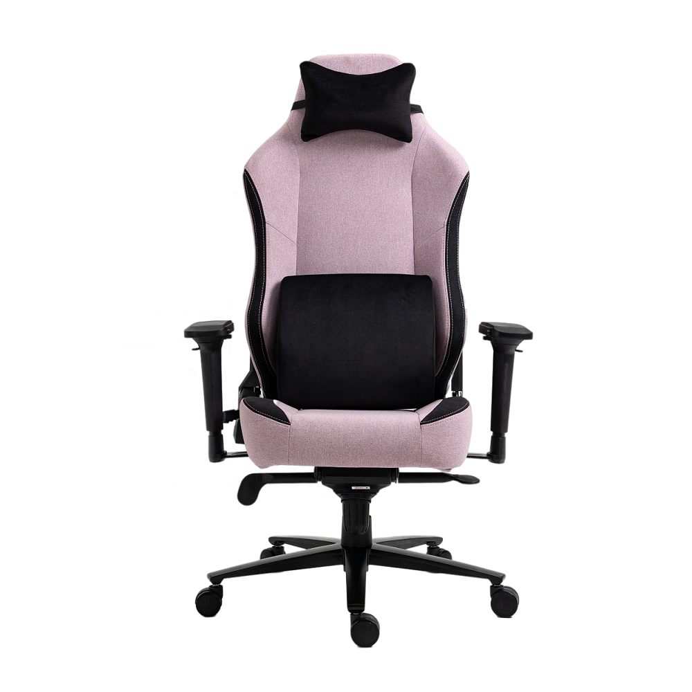 America Market EVO 2022 SERIES Pink SOFTWEAVE Fabric Extra Wide Frame Gaming Chair with Alu Base Computer Racing Chair