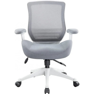 Oem Odm Class 4 Grey Frame Fabric Tilt Locking Rotate Heavy Duty Silla Gerencial Ergonomic Back Office Chairs with PU Wheels