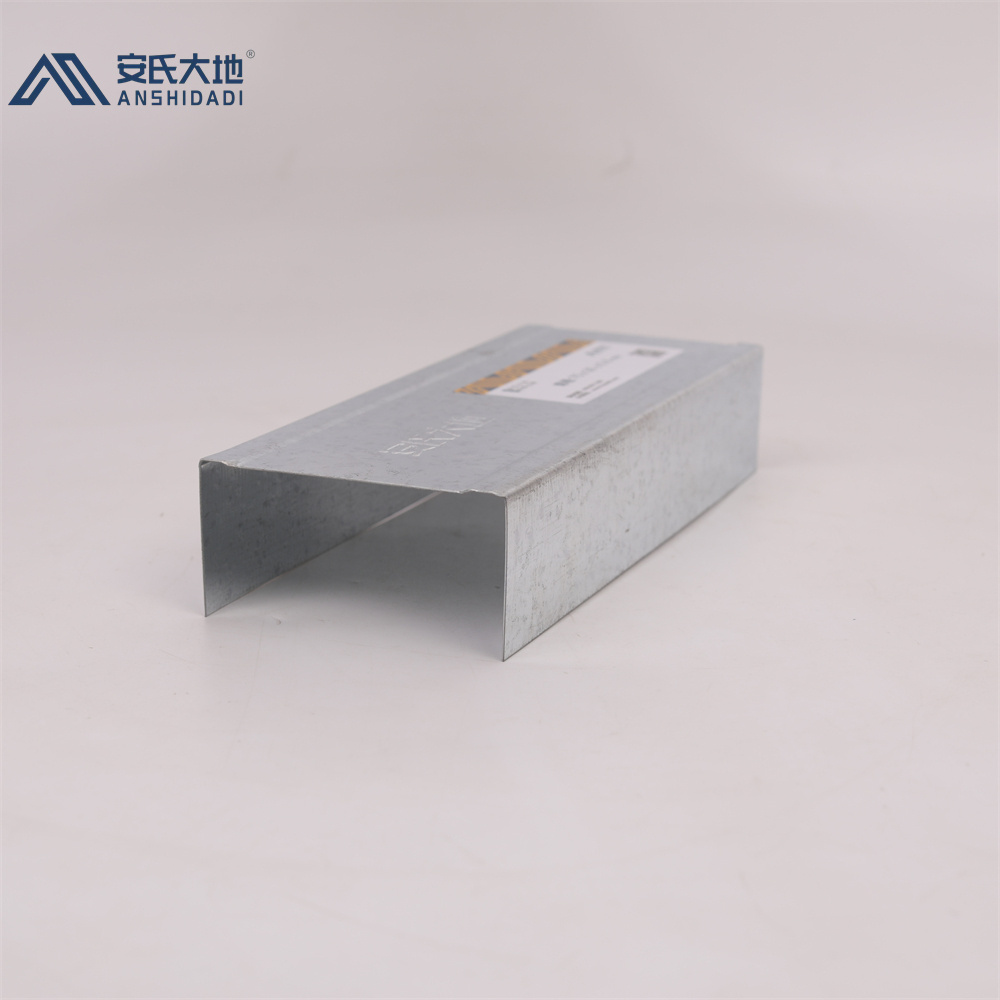 Building Materials Galvanized Steel Wall Framing Metal Stud Custom Gauge Sheet Metal For Studs