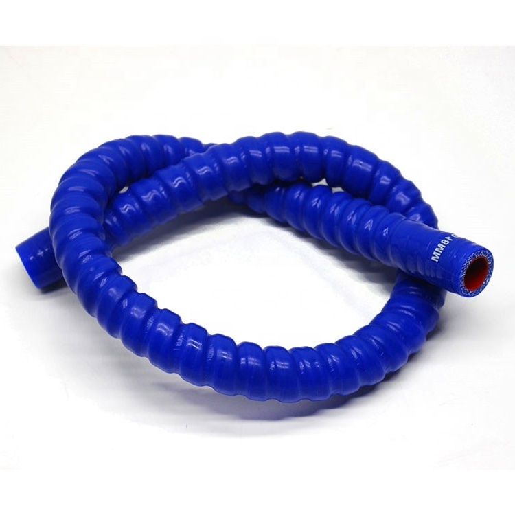 High Quality Corrugated Silicone Hose Fuel and Exhaust Rubber Hose with Custom Cutting and Moulding Processing Service