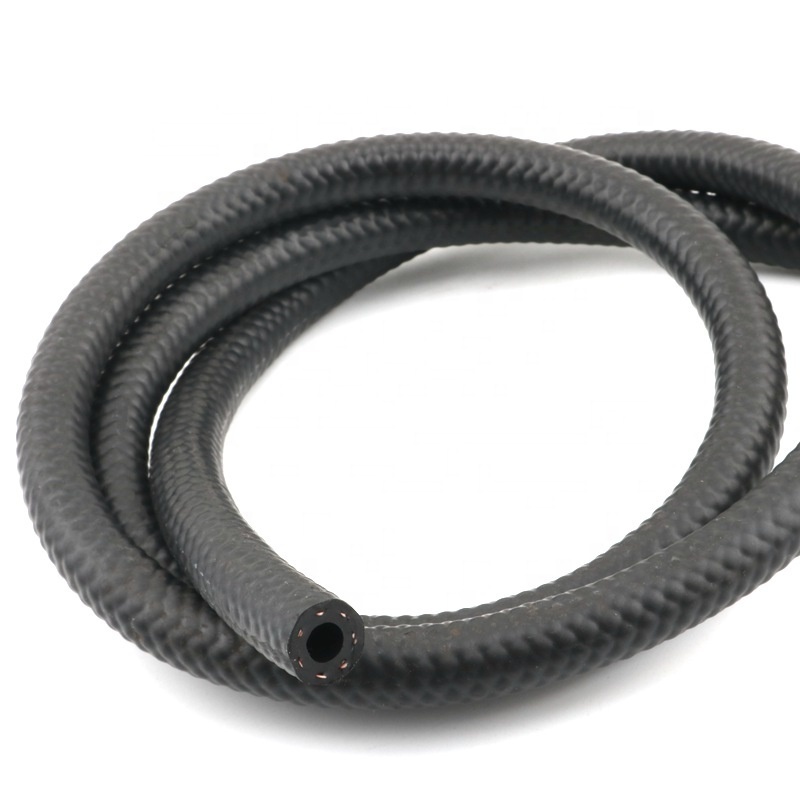 High-Pressure 3/8 1sn Braid Hydraulic Hose Assembly Sae 100r1 En853 Rated Industrial Fuel Oil Hose with Cutting Service