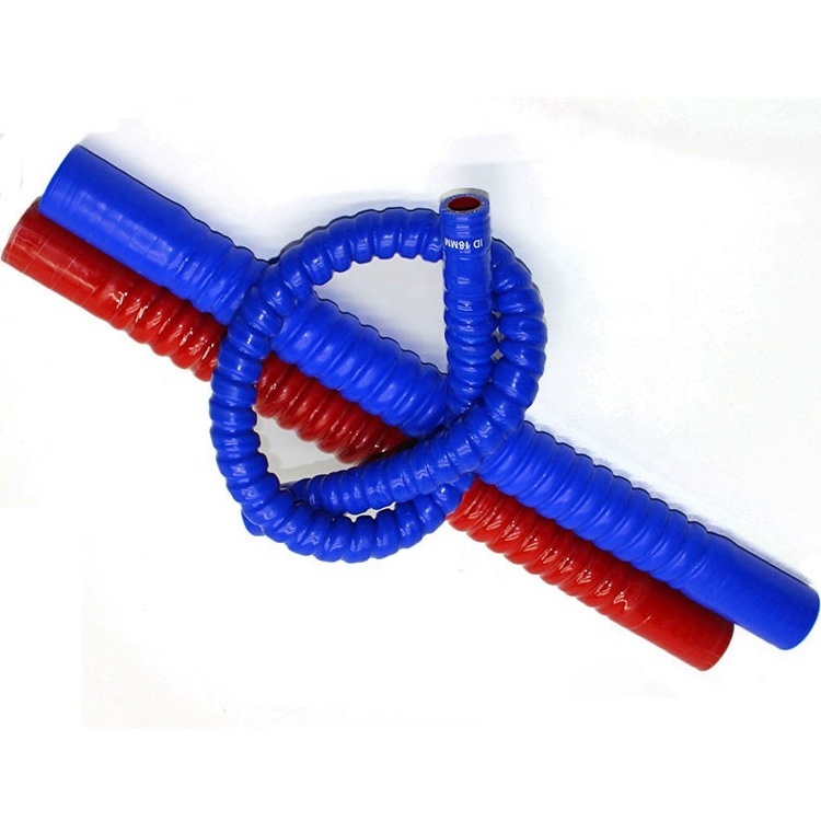 High Quality Corrugated Silicone Hose Fuel and Exhaust Rubber Hose with Custom Cutting and Moulding Processing Service