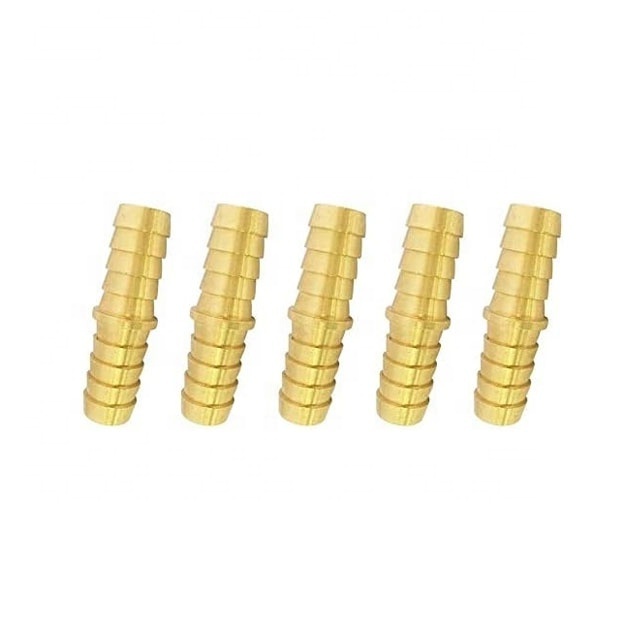 100% Pure Brass Hose Barb Male Threaded Nipple OEM Customizable Pneumatic Fittings Connectors for Hose Accessories