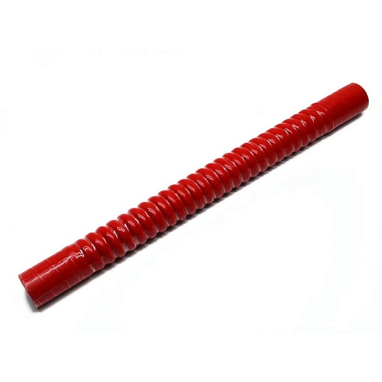 High Quality Corrugated Silicone Hose Fuel and Exhaust Rubber Hose with Custom Cutting and Moulding Processing Service