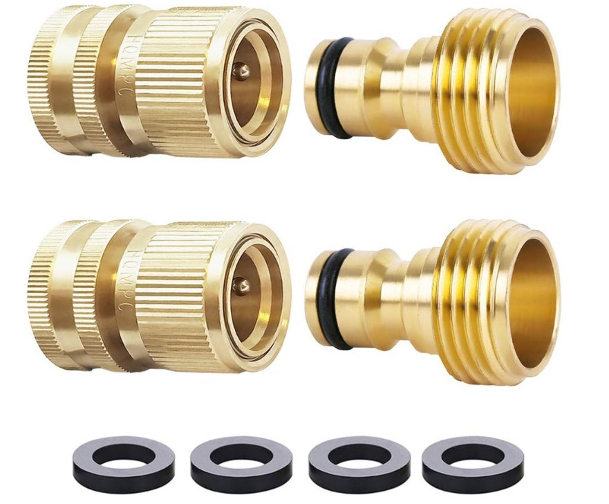 Flexible Tube Brass Valve Plastic Hose Water Well Tank Metal Pipe Connectors Fittings Nipples With Silicone Accessories