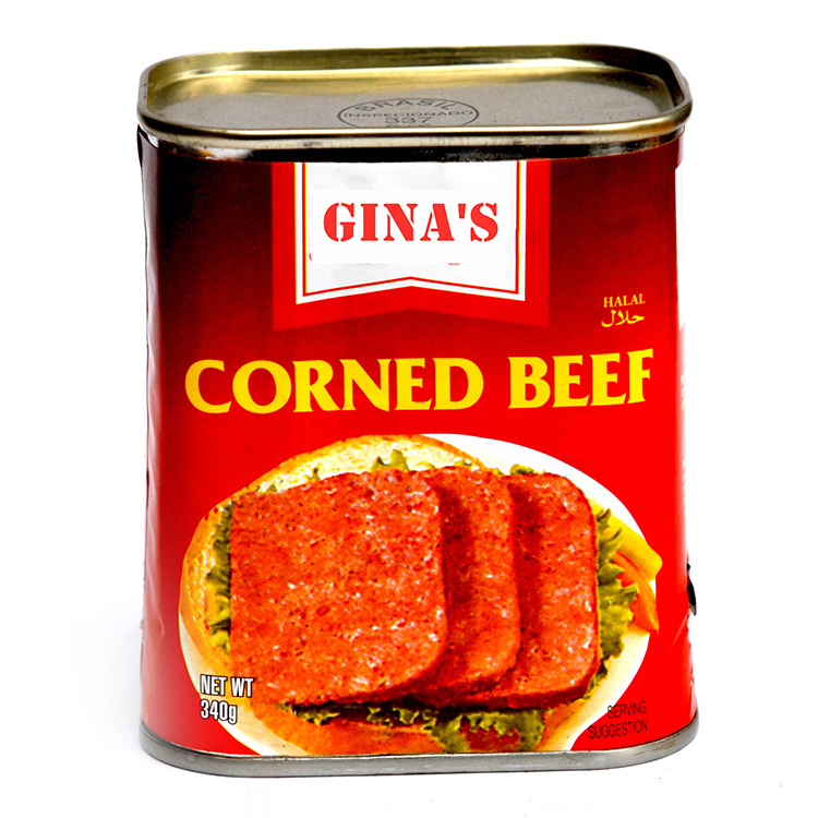 Guaranteed Quality Premium Trusted Quality Beef Chicken Canned Luncheon Meat 340g Halal For Halal African Muslim Food Cook