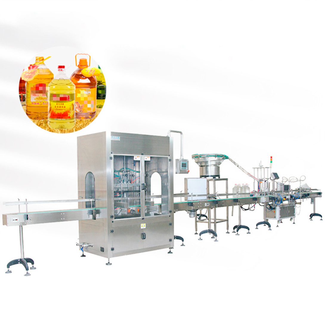 Automatic liquid filling machine edible oil honey syrup filling production line shampoo oral liquid filling machine