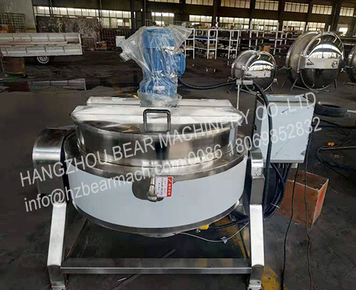 High quality industrial vegetable jacketed kettle pan jacketed pot fruit boiling machine