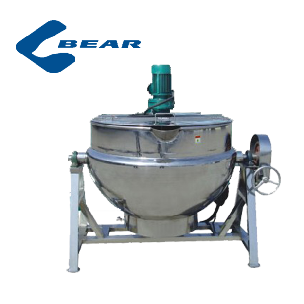 High quality industrial vegetable jacketed kettle pan jacketed pot fruit boiling machine