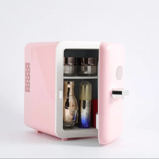 Wholesale Mini Single Door Hot And Cold Dual-Energy Household Car Fridge Portable Round Handle Mini Refrigerator