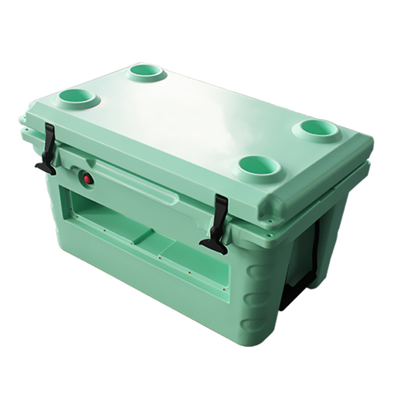 Fancy 50L vintage ice chest travel beach insulated ice cooler box for Bluetooth speaker