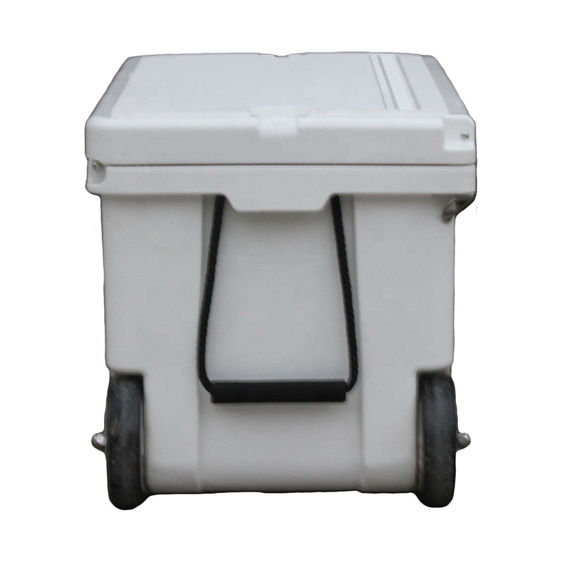 75QT Large Commercial Benfan Hard Plastic Rotomolded White Ice Chest Cooler Box