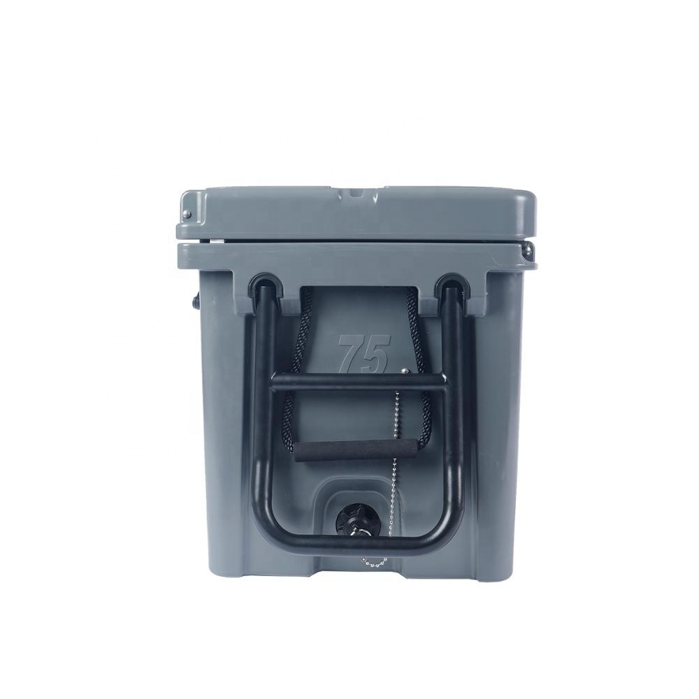 Good Quality Hard Plastic Ice Chest Rotomolded Cooler Box For Holiday Camping Use Ice Chest Hard Coolers Boxes with Lock Wheel