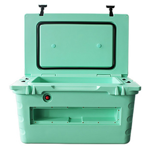 Fancy 50L vintage ice chest travel beach insulated ice cooler box for Bluetooth speaker