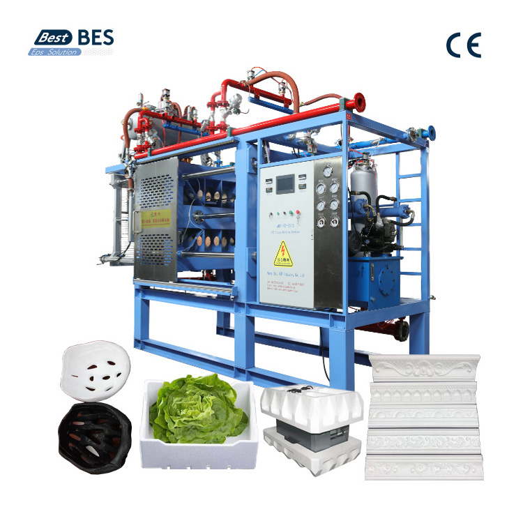 Automatic Expanded Polystyrene Box Mould Shape Moulding Machine Tray EPS Production Line For Cornice Vegetable Ice Box Making