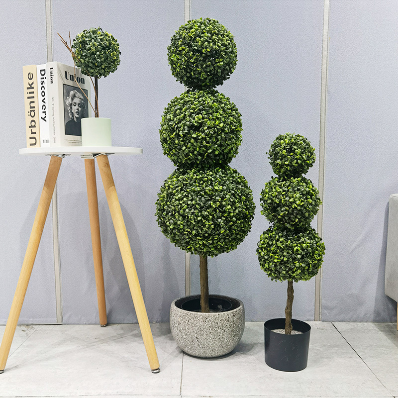 Artificial Plant Topiary Ball Low Maintenance Eco-Friendly Grass Ball for garden supplier wedding decor gardening decorations