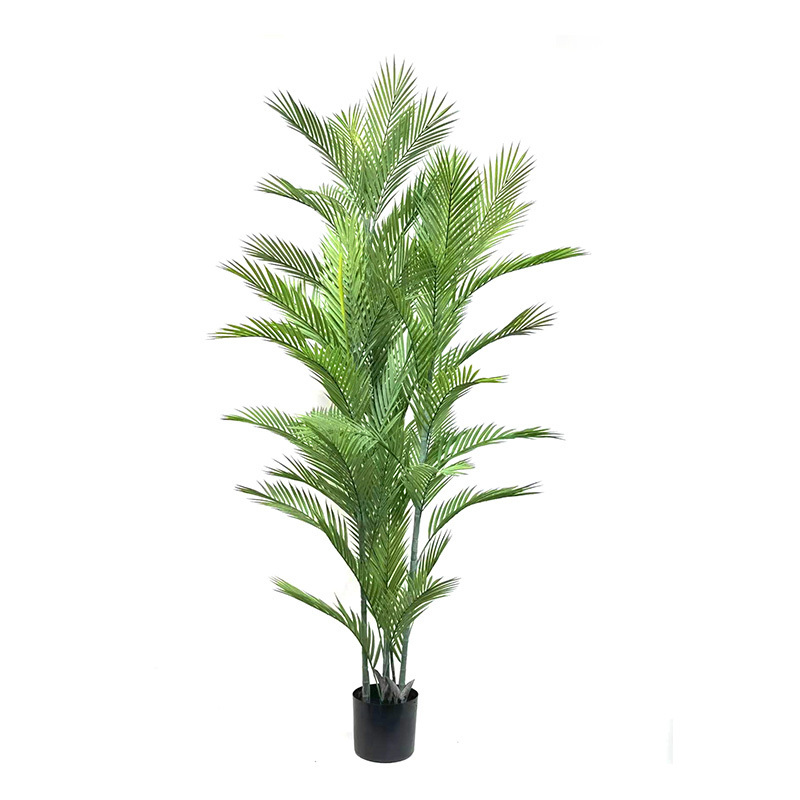 Simulation Palm Tree Cost-Effective Vivid  Dypsis Lutescens for garden supplier wedding decor gardening decorations