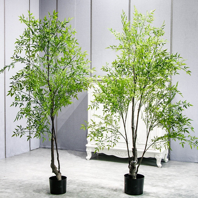 plastic artificial plants home decorative trees Fake bamboo plant manmade plants artificial  indoor trees garden