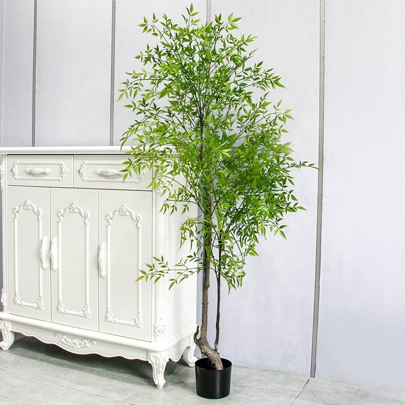 plastic artificial plants home decorative trees Fake bamboo plant manmade plants artificial  indoor trees garden