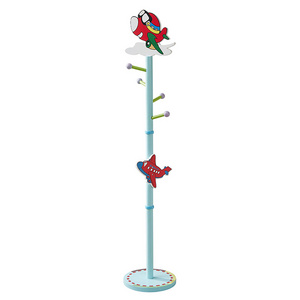 Multifunction wooden coat rack coat hanger stand hall tree for children kids bedroom entryway