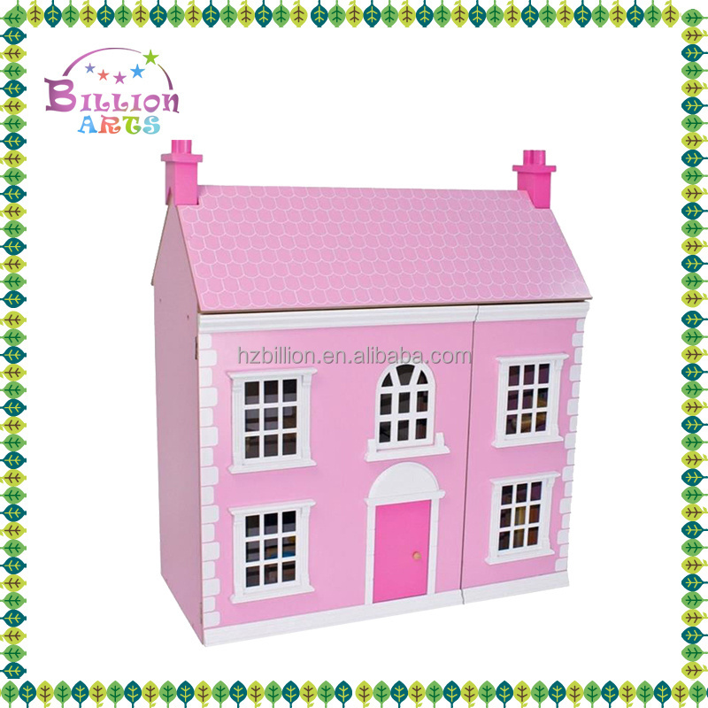 1:12 Scale Villa Stylish Fancy Wooden Toy Doll House For Kids