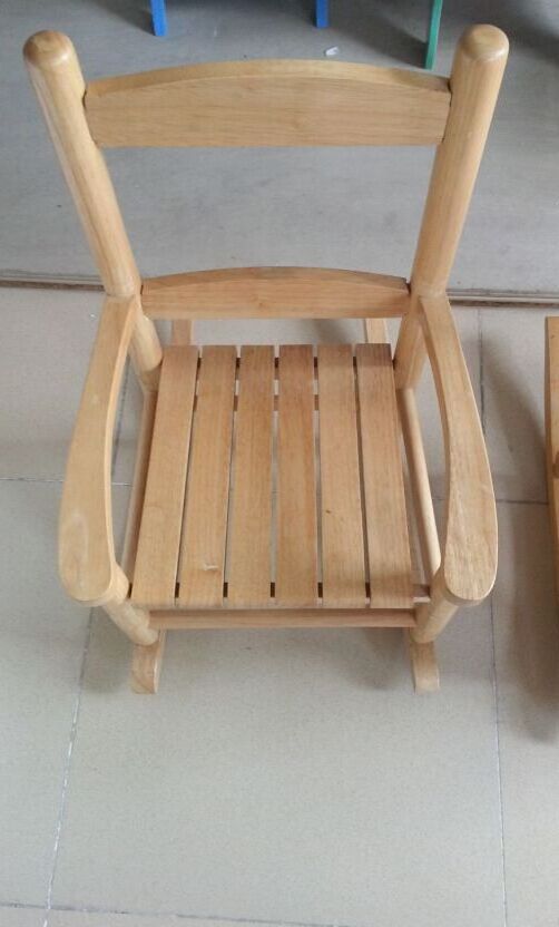 wooden chair kids rocking chair