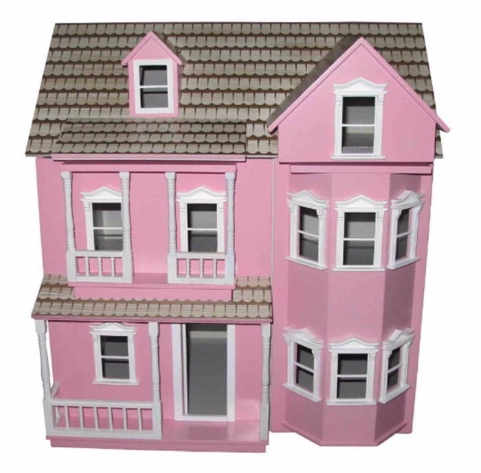 1:12 Scale Villa Stylish Fancy Wooden Toy Doll House For Kids