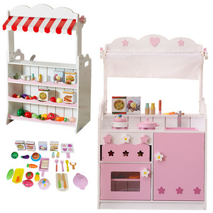 Wholesale Popular kitchen toy Wooden Pretend Play Mother Garden Educational Kitchen Toys