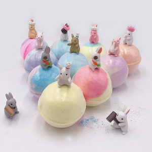 Wholesale Private Label kids bath bombs Toy inside Surprise Toys bathbomb Cruelty-free Spa Bath Fizz