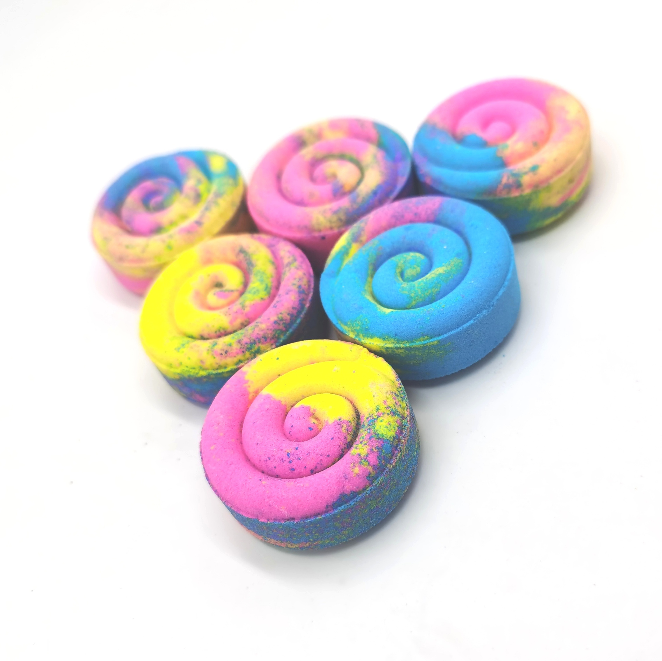 Hot Selling Private Label cruelty-free  Fizzy Colours Lollipop Bubble Bath Bombs