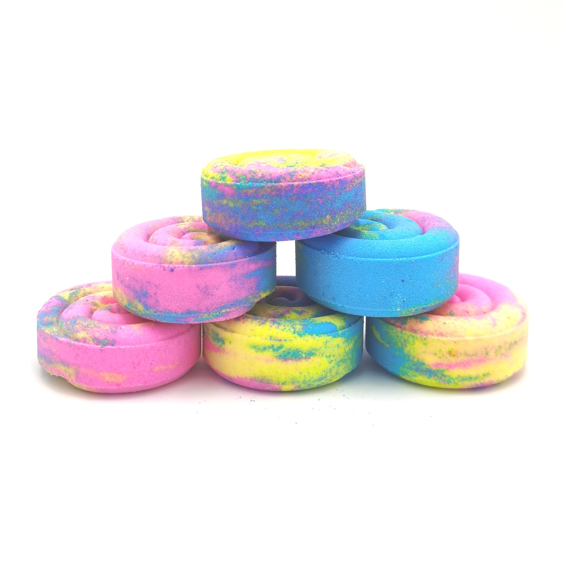 Hot Selling Private Label cruelty-free  Fizzy Colours Lollipop Bubble Bath Bombs