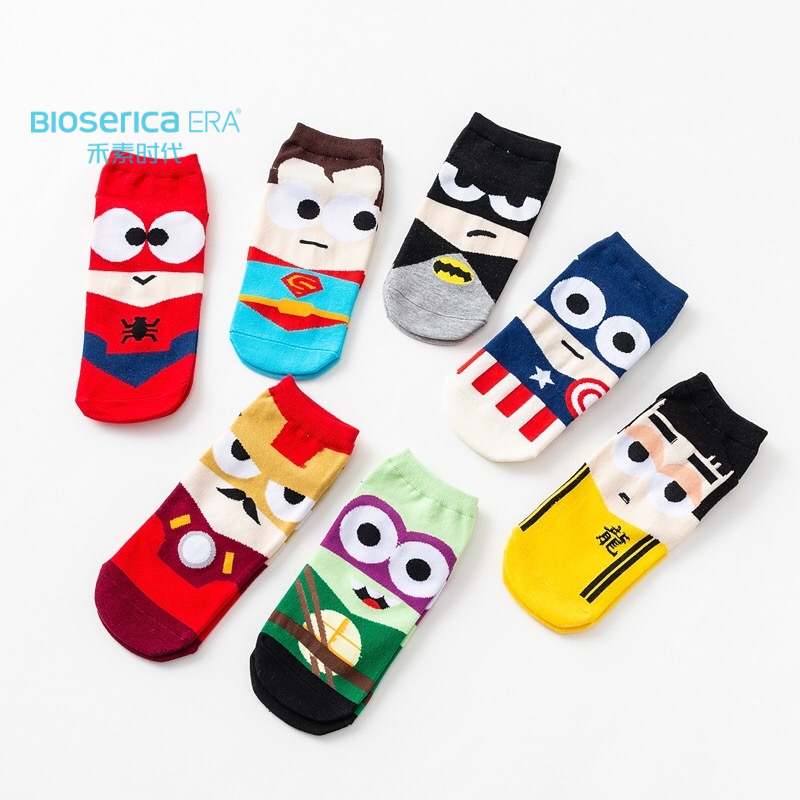 Bioserica Era kids socks custom logo cartoon socks for children's happy socks custom