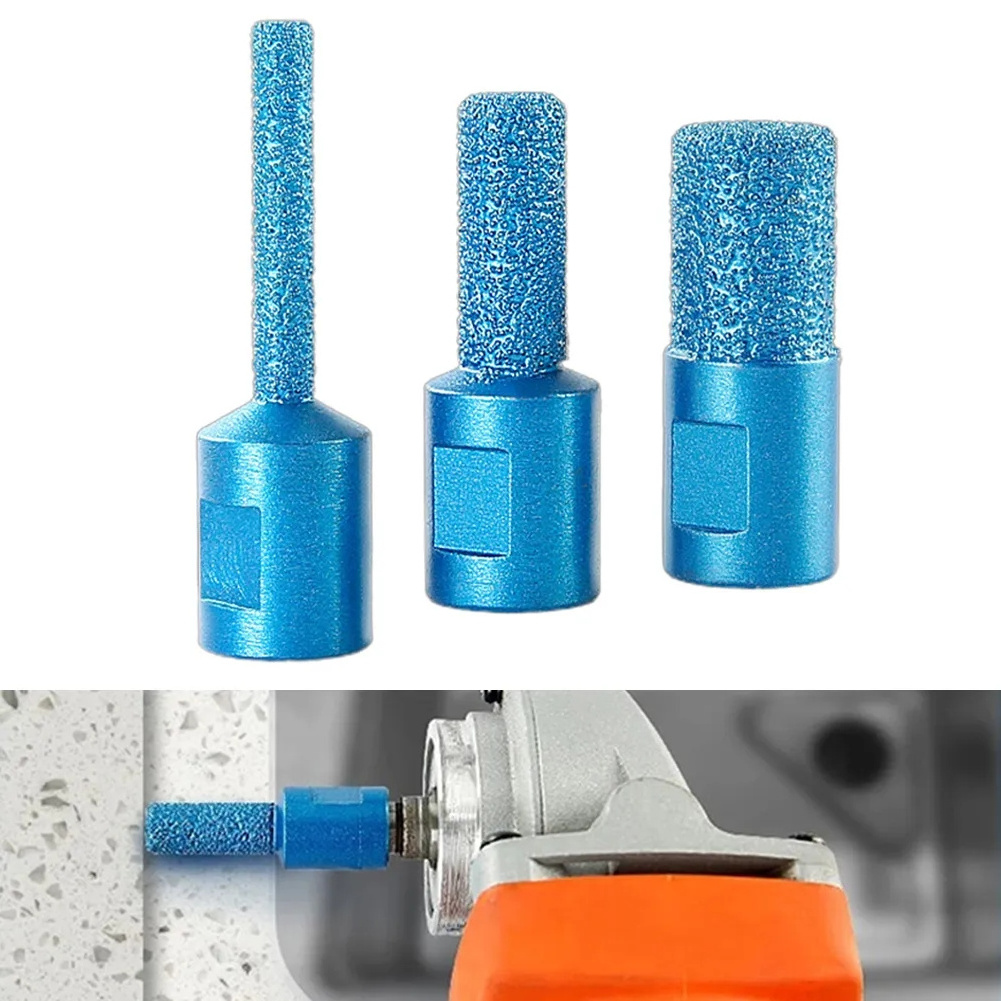 M10 Thread Vaccum Brazed Diamond Finger Bit Milling Cutter For Ceramic Tile Granite Marble Milling Cutting 6/10/15mm