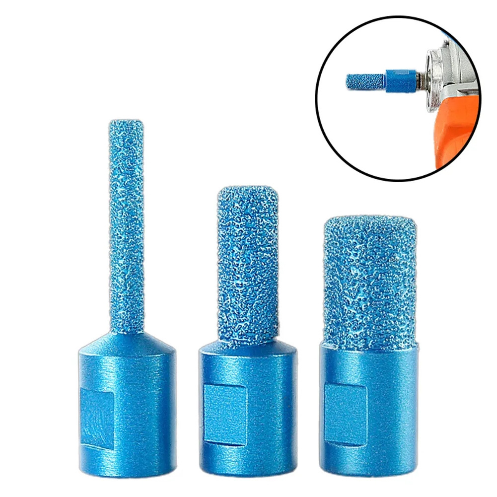 M10 Thread Vaccum Brazed Diamond Finger Bit Milling Cutter For Ceramic Tile Granite Marble Milling Cutting 6/10/15mm