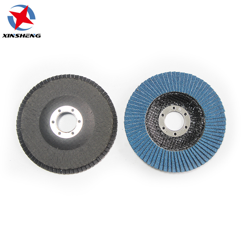 4.5inch 115mm Silicon carbide abrasive tools mesh cover flexible flap disc grinding wheel