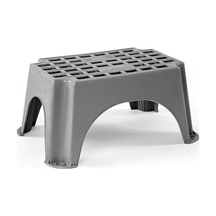 Plastic Grey Stackable Big Size Rv Step Stool For More Stability And Strength