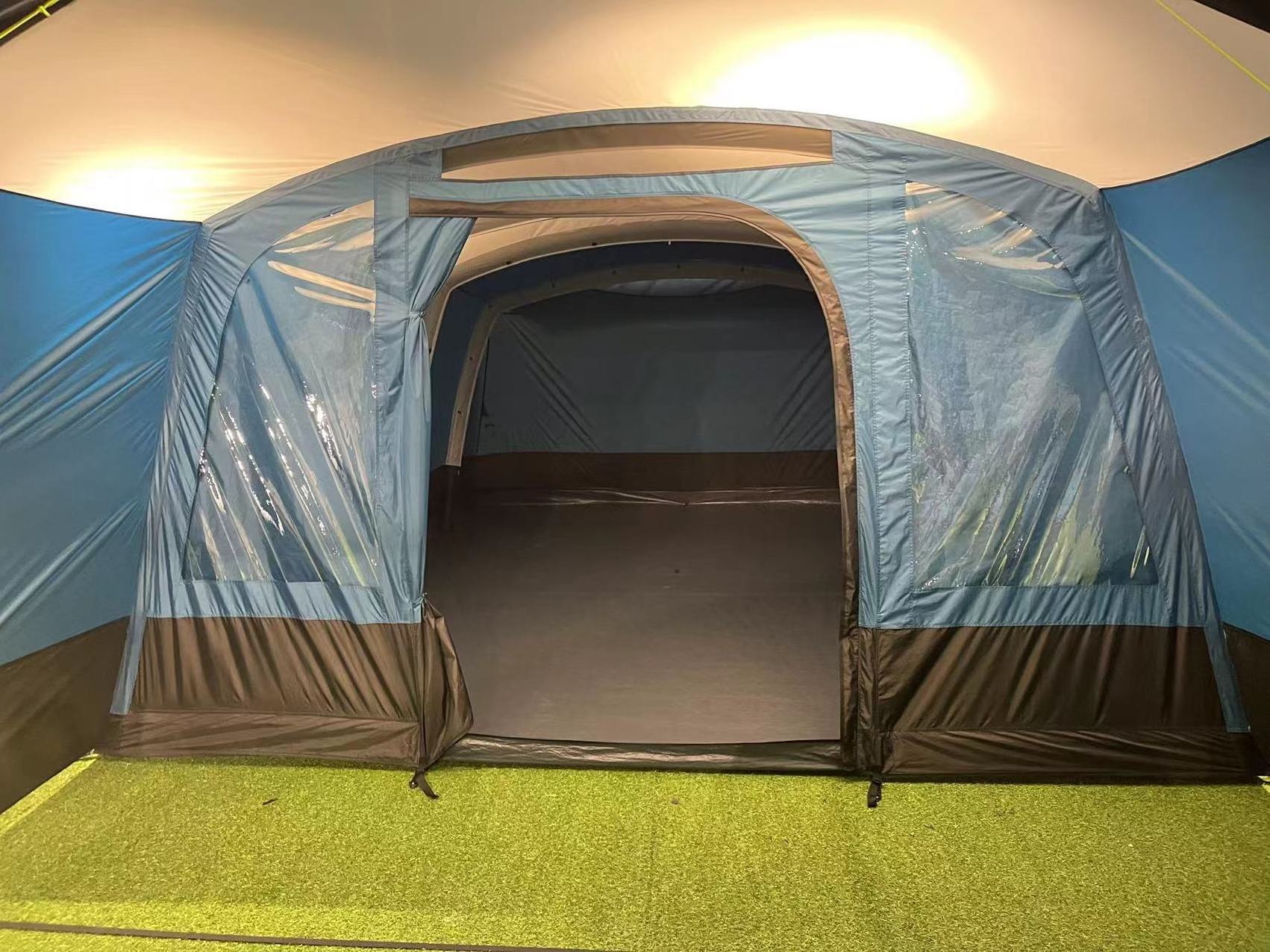 6 People One Room Two Hall Inflatable Party Safari Tent Outdoor Camping