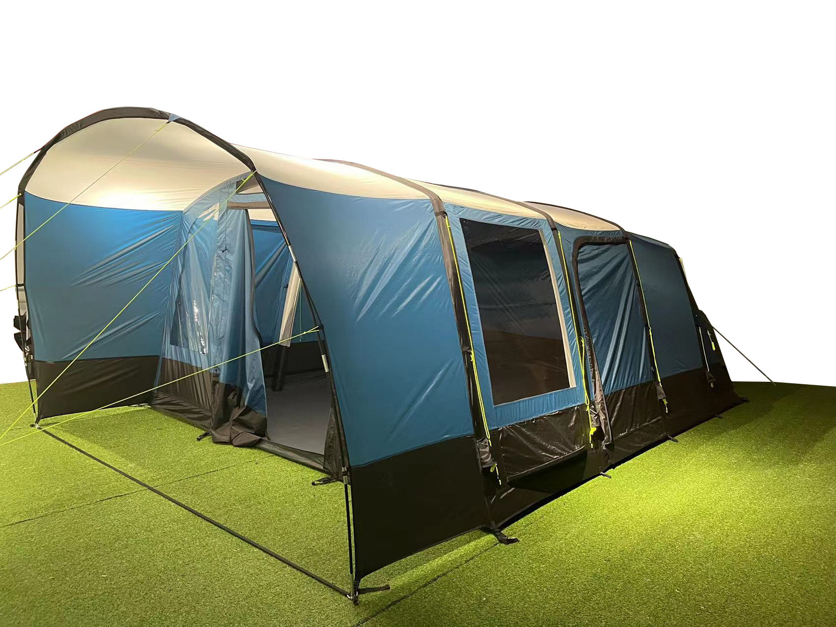 6 People One Room Two Hall Inflatable Party Safari Tent Outdoor Camping