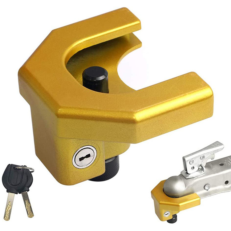 Universal 50Mm Tow Coupling Hitch Lock Secured Trailer Against Theft Trailer Hitch Ball Coupler Lock