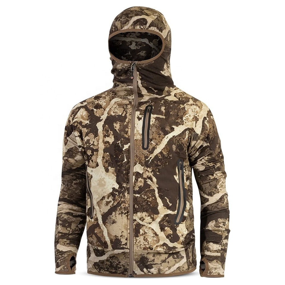 Custom Design Waterproof Sport Polyester Fleece Ski Windbreaker Rain Tactical Winter Outdoor Softshell Hunting Jacket