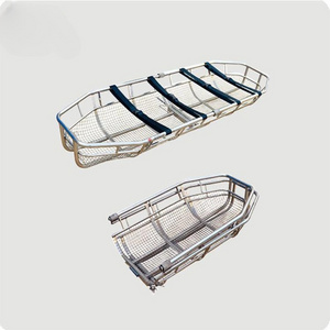 New rescue stainless steel helicopter basket type stretcher