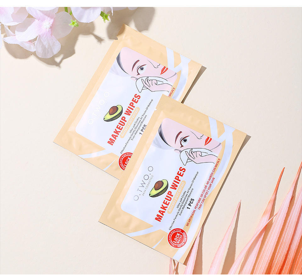 Disposable Cosmetic Female Facial Wipes Makeup Removal Wipes Tissue Wet Wipes For Skin Cleansing