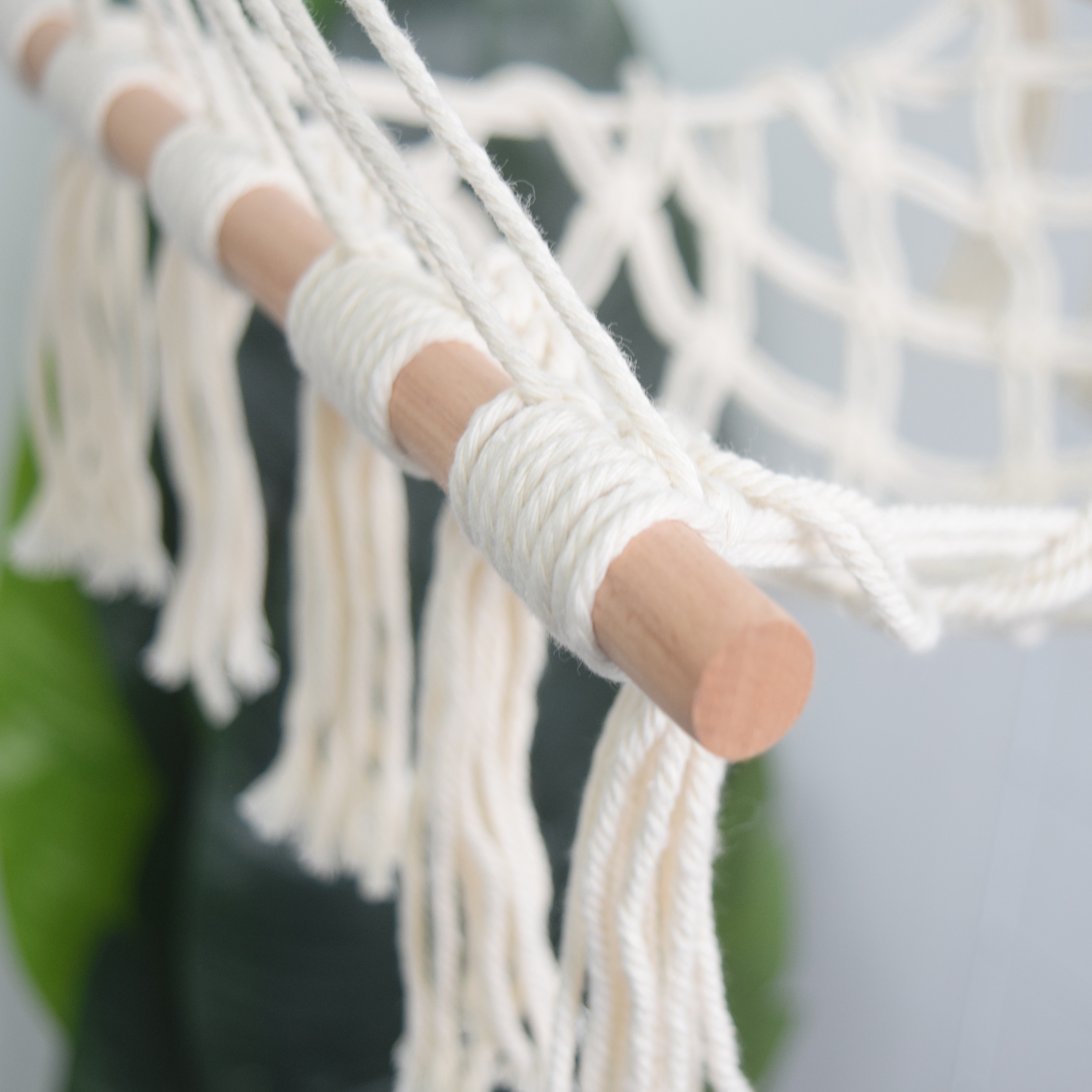 Dropping Shipping Boho Storage Hand Woven Wall Decor Macrame Fruit Hammock  Plant Hangers